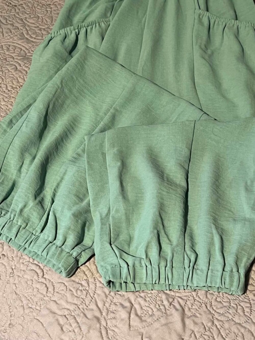 NWOT Cupshe Cami V-Neck Jumpsuit Sage Green Size XS - Picture 10 of 13